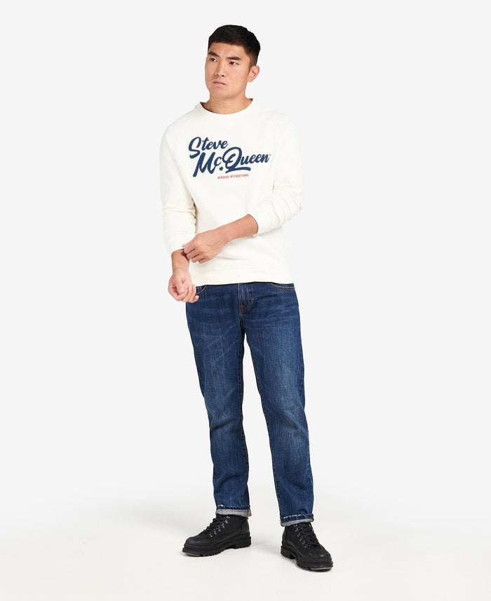 Barbour International Holts Graphic Sweatshirt Whisper White