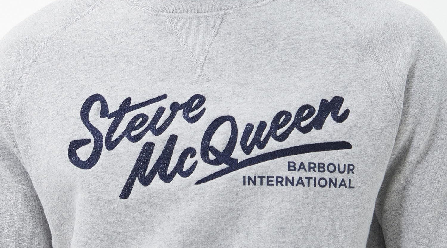 Barbour International Frankie Crew Neck Sweatshirt Grey Marl