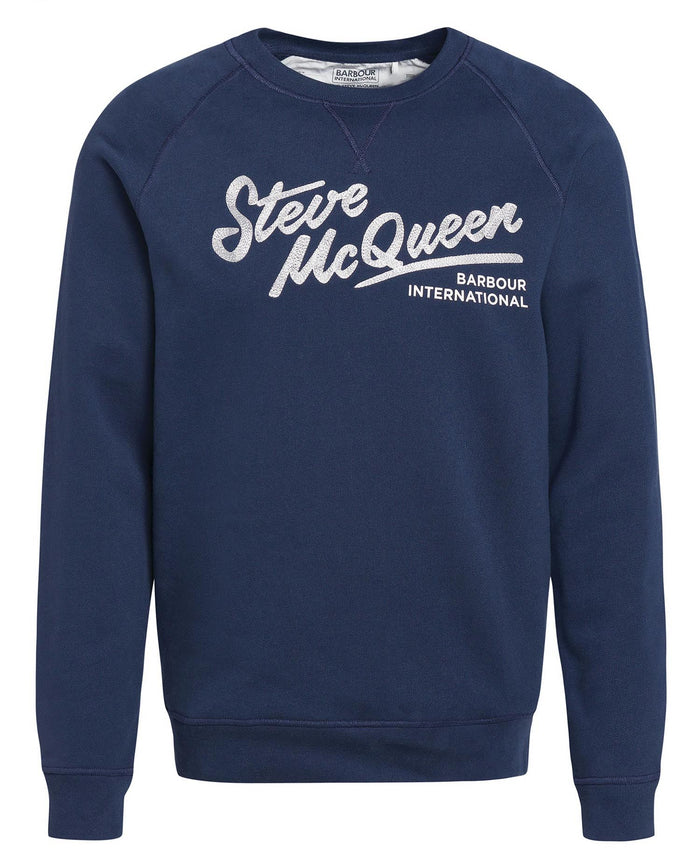 Barbour International Frankie Crew Neck Sweatshirt Oxford Navy