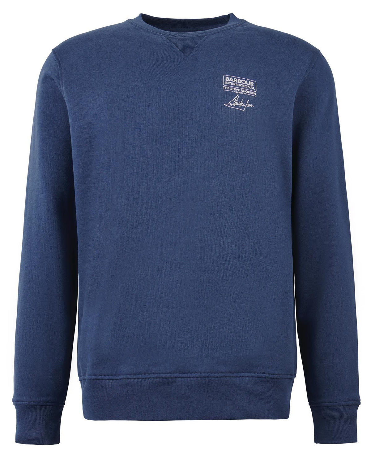 Barbour International Watch Crew Neck Sweatshirt Oxford Navy