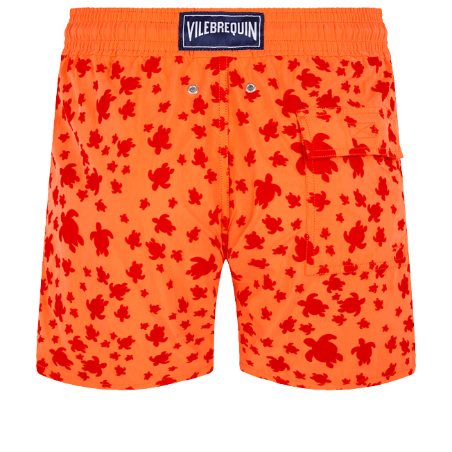 Vilebrequin Moorea Swim Shorts Turtles In The Sky Guava