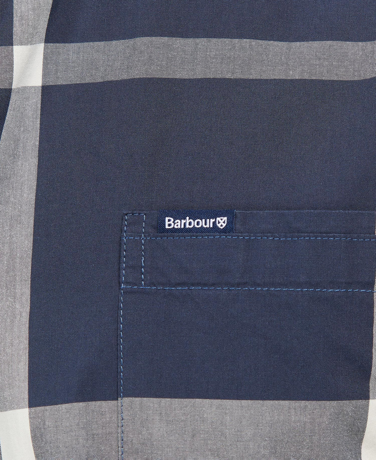 Barbour Harris Tailored Shirt Summer Navy