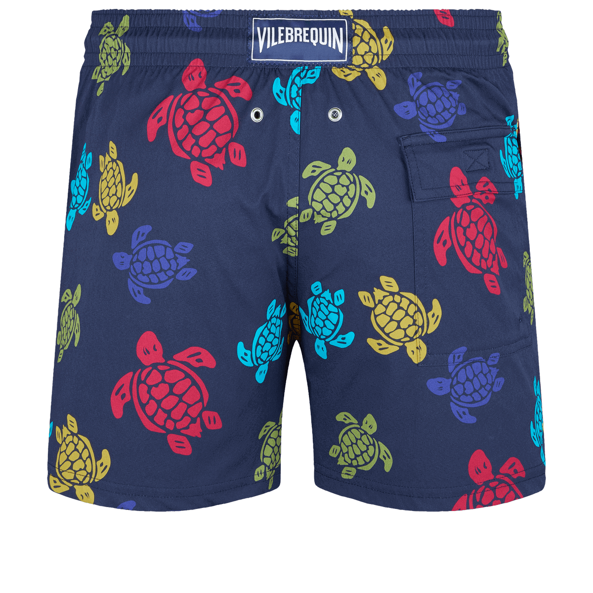 Vilebrequin Moorise Stretch Swim Shorts Ronde Des Tortues Navy