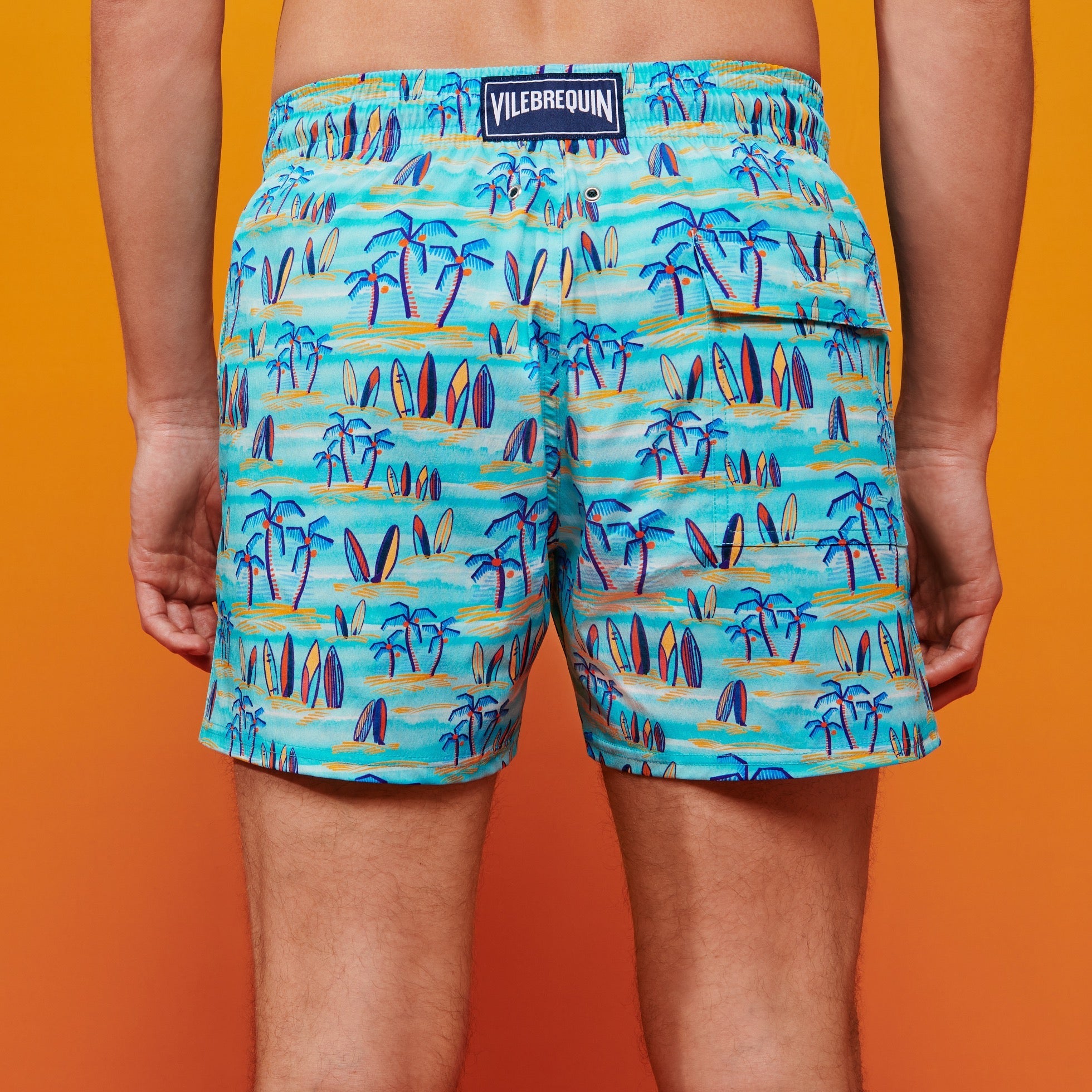 Vilebrequin Moorise Stretch Swimwear Palms  x The Beach Boys