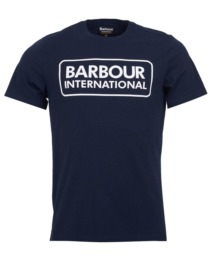 Barbour International Essential Large Logo T-Shirt Navy