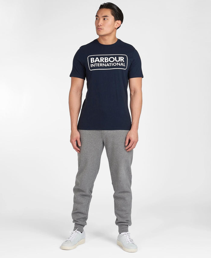 Barbour International Essential Large Logo T-Shirt Navy