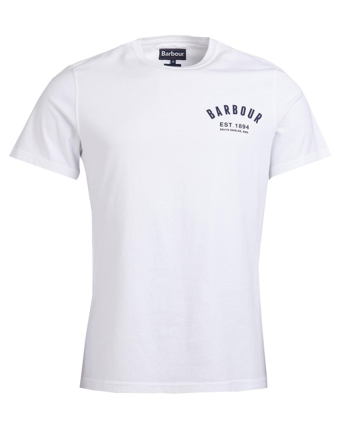 Barbour Preppy T-Shirt Tee White