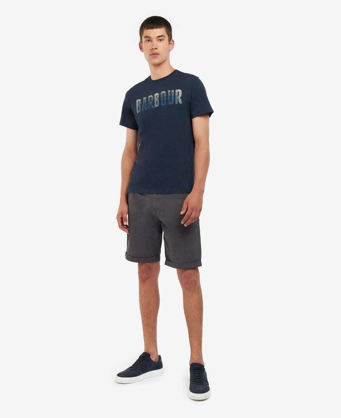 Barbour Thurso T-Shirt Navy Kielder