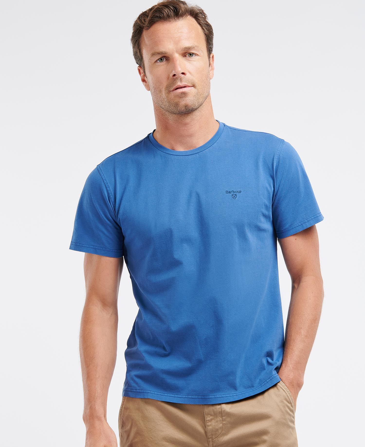 Barbour Garment Dyed T-Shirt Marine Blue