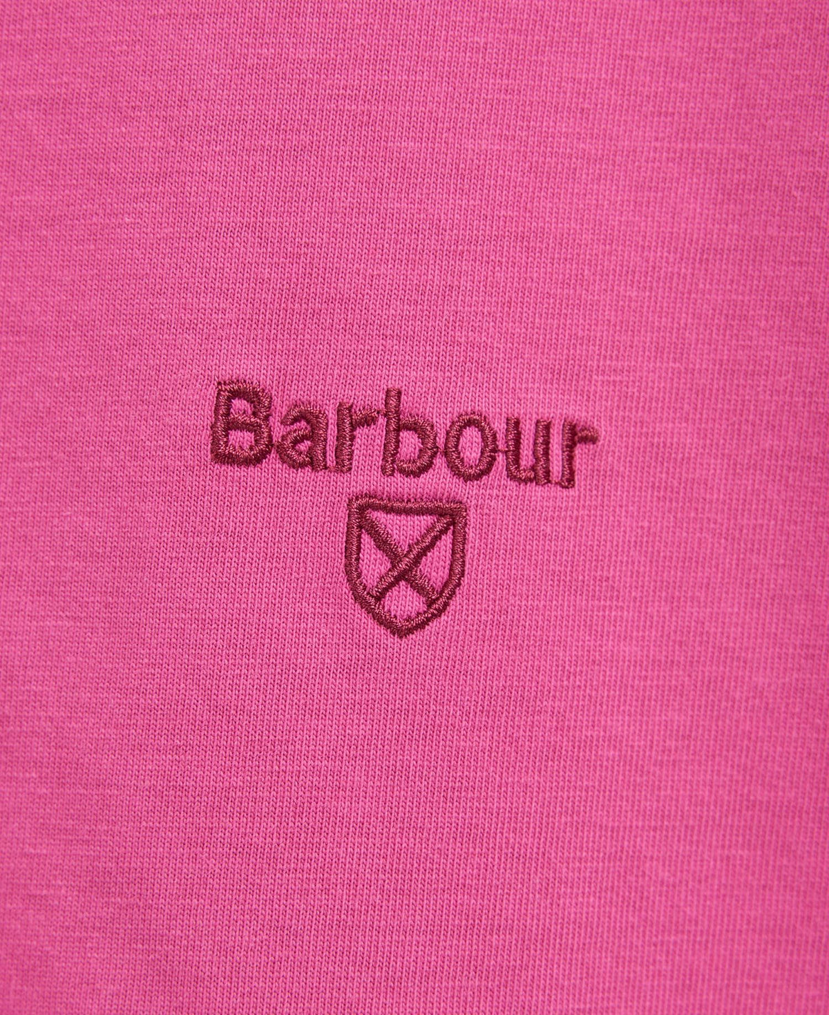 Barbour Garment Dyed T-Shirt Fuscia