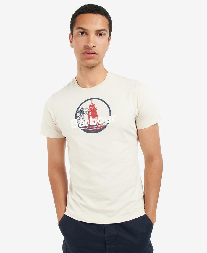 Barbour Break Graphic-Print T-Shirt Rainy Day