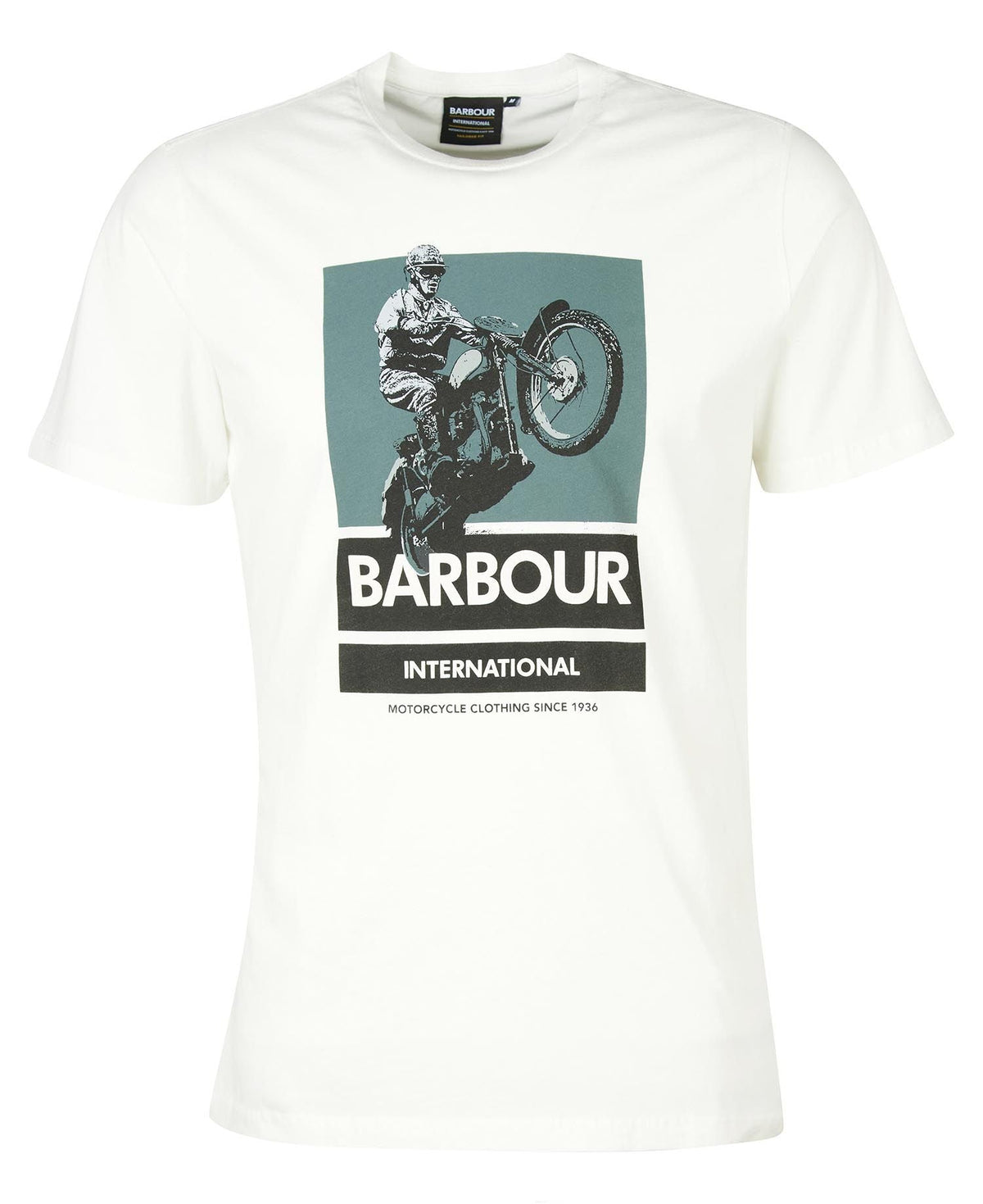 Barbour International Archie Graphic-Print T-Shirt Whisper White