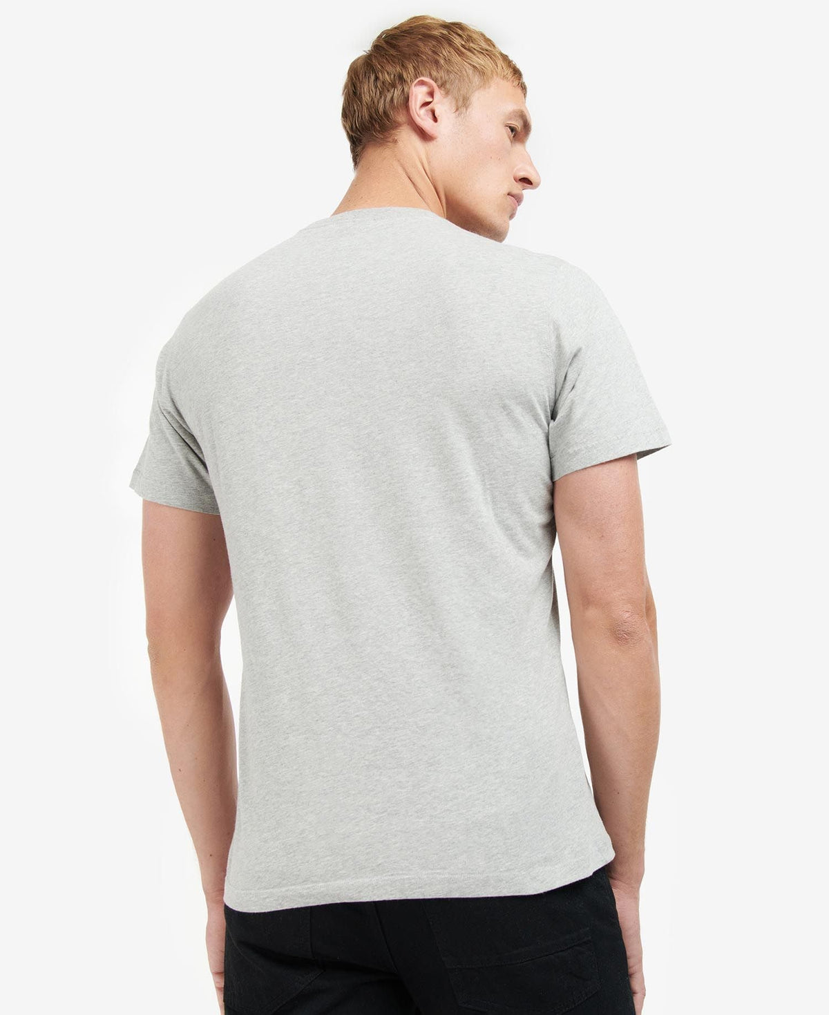 Barbour International Arter Graphic-Print T-Shirt Grey Marl