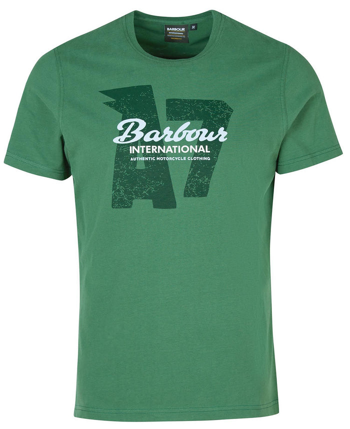 Barbour International Vantage Graphic-Print T-Shirt Racing Green