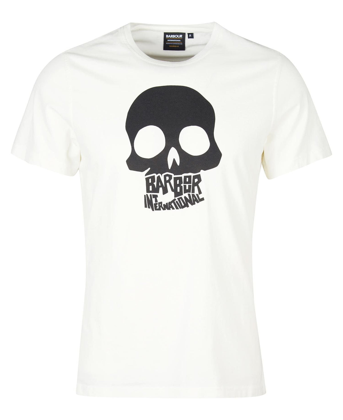 Barbour International Vantage Graphic-Print T-Shirt Whisper White