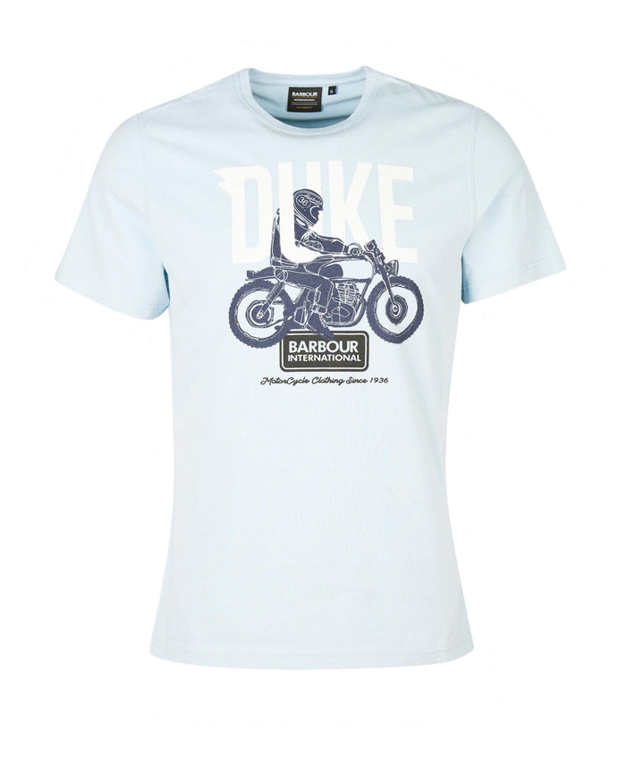 Barbour International Thrift Graphic-Print T-Shirt Pale Sky