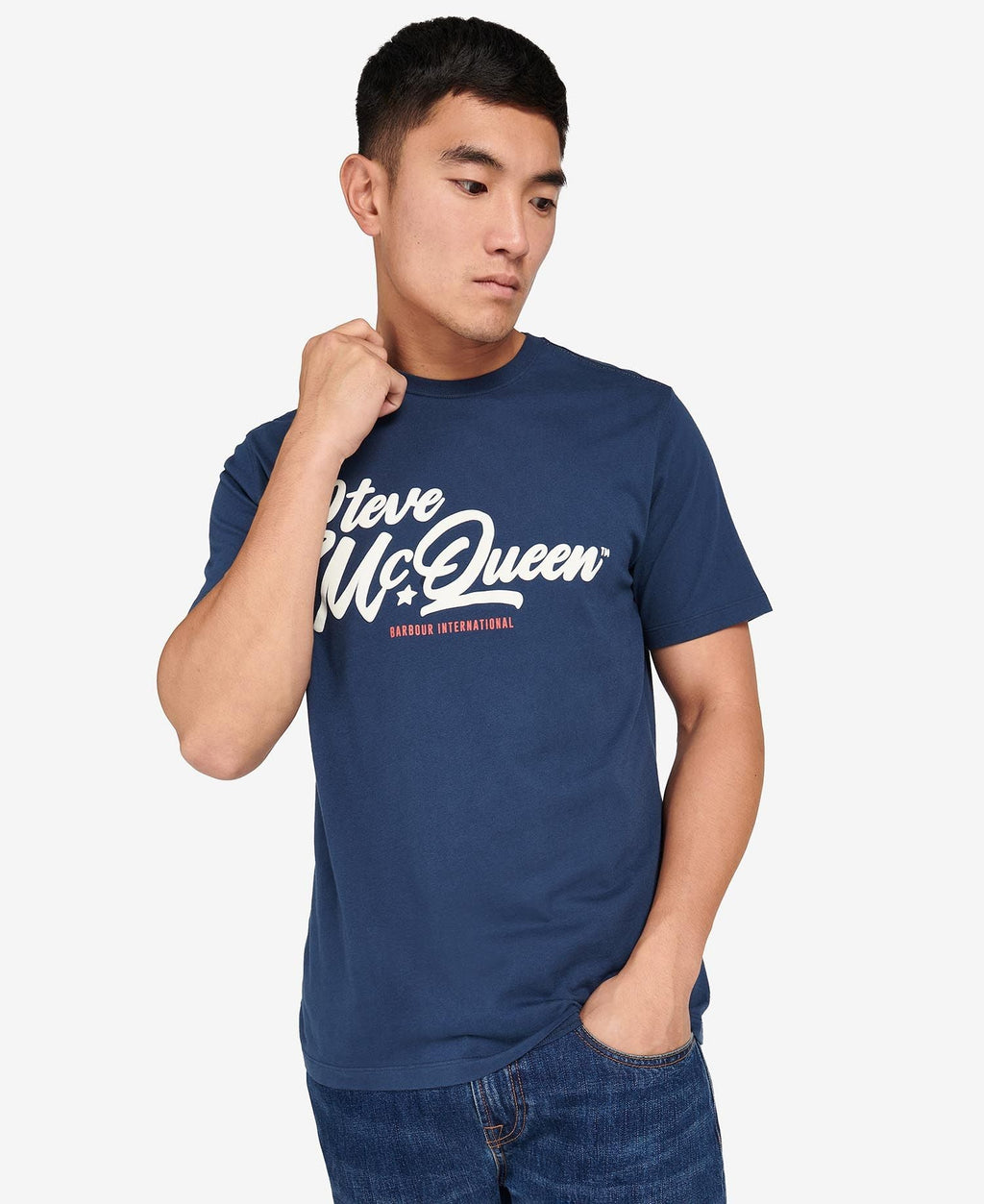 Barbour International Murrey Graphic T-Shirt Insignia Blue