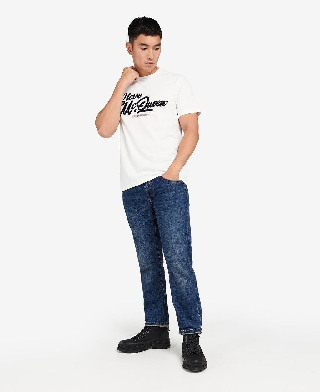 Barbour International Murrey Graphic T-Shirt Whisper White