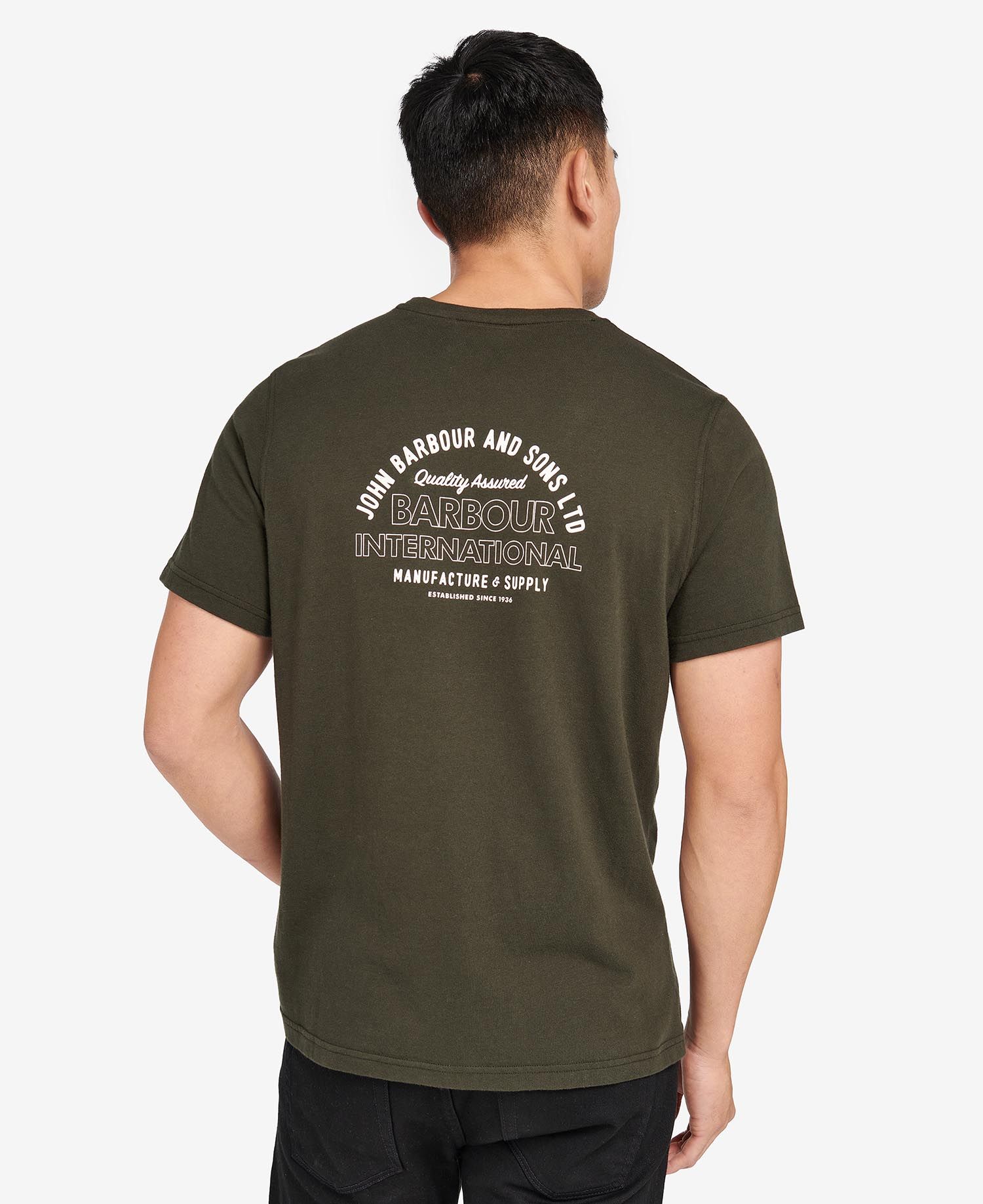 Barbour International Arch T-Shirt Forest Green
