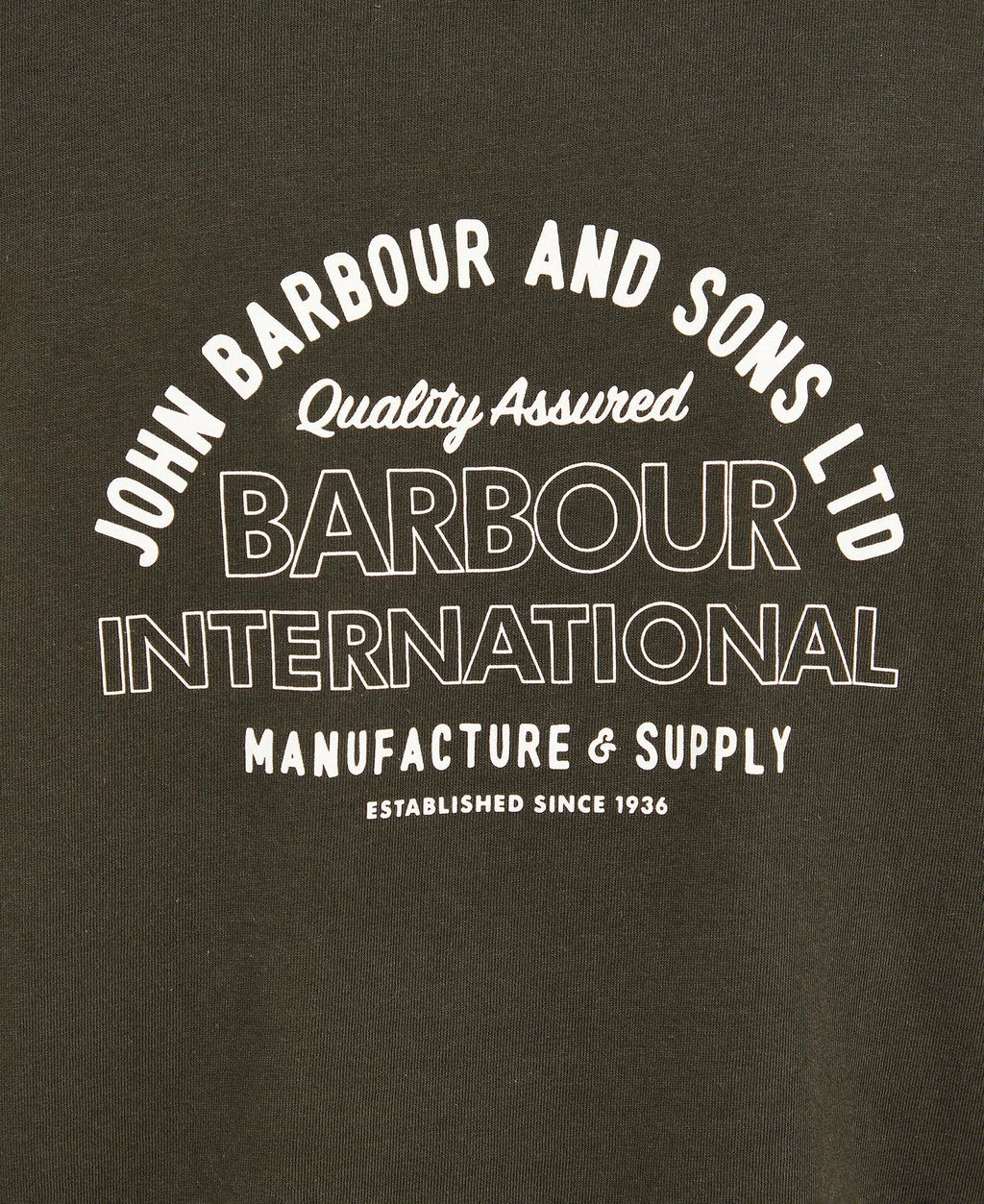 Barbour International Arch T-Shirt Forest Green