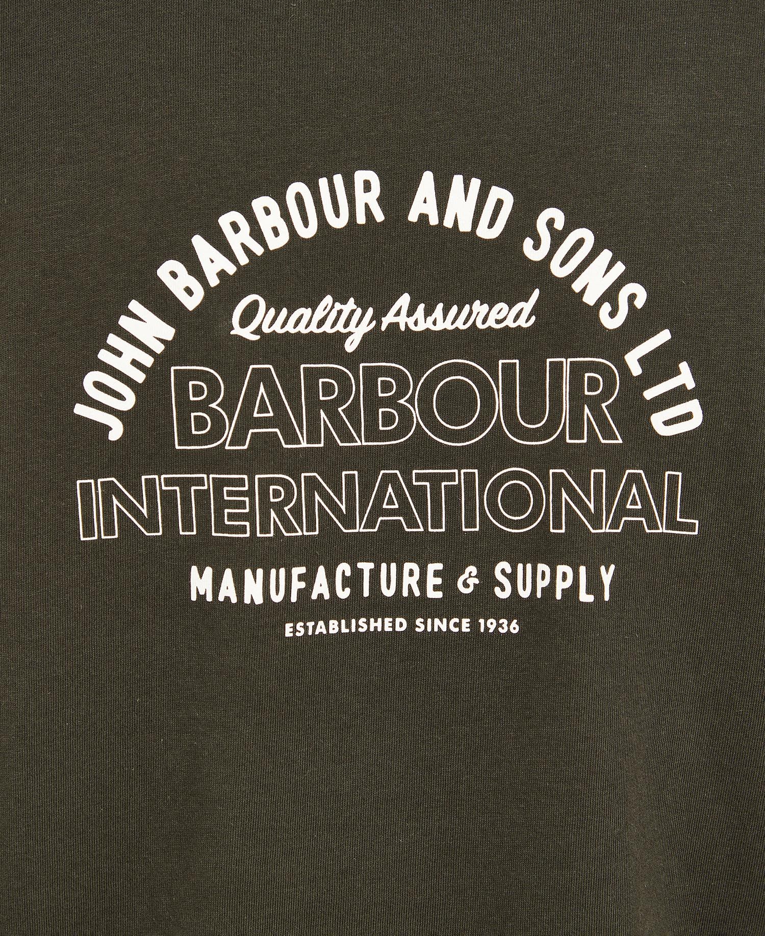 Barbour International Arch T-Shirt Forest Green