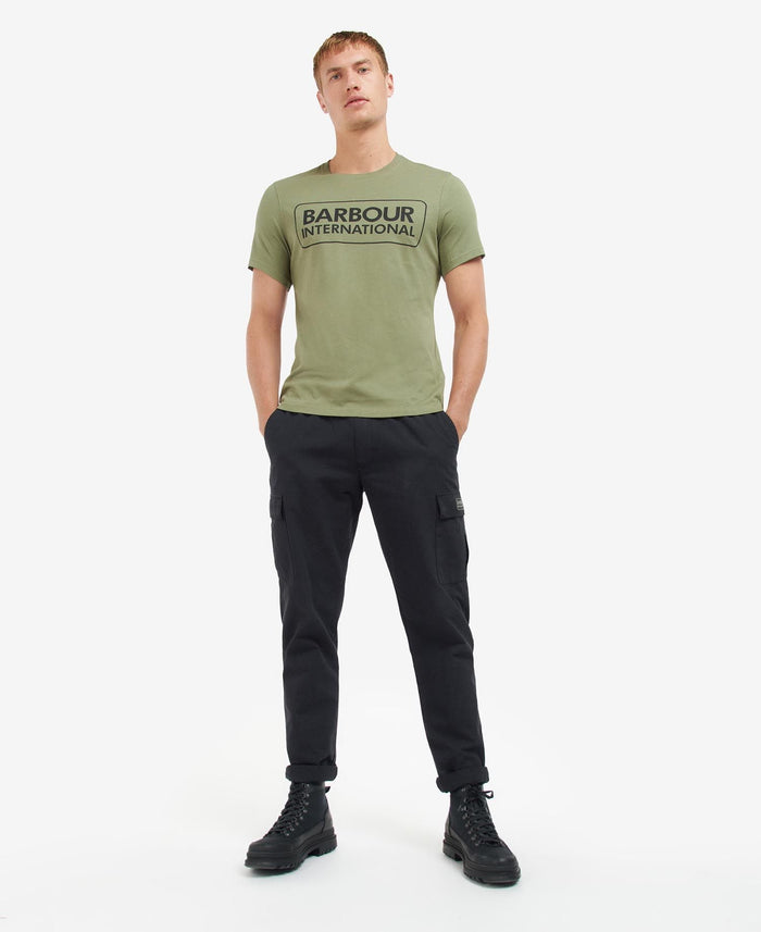 Barbour International Essential Large Logo T-Shirt Light Moss