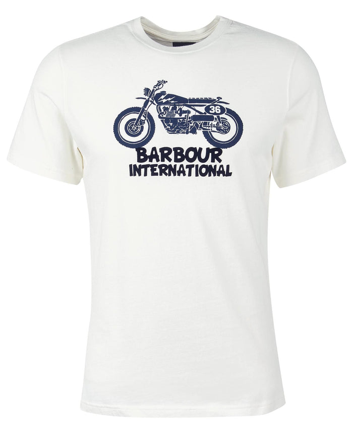 Barbour International Method T-Shirt Whisper White