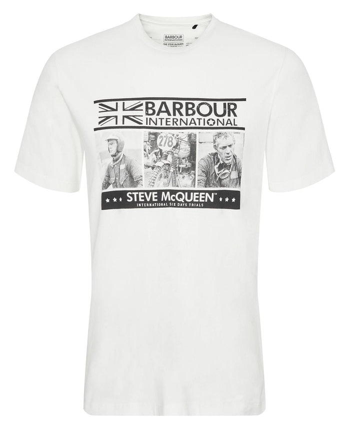 Barbour International Charge T-Shirt Whisper White
