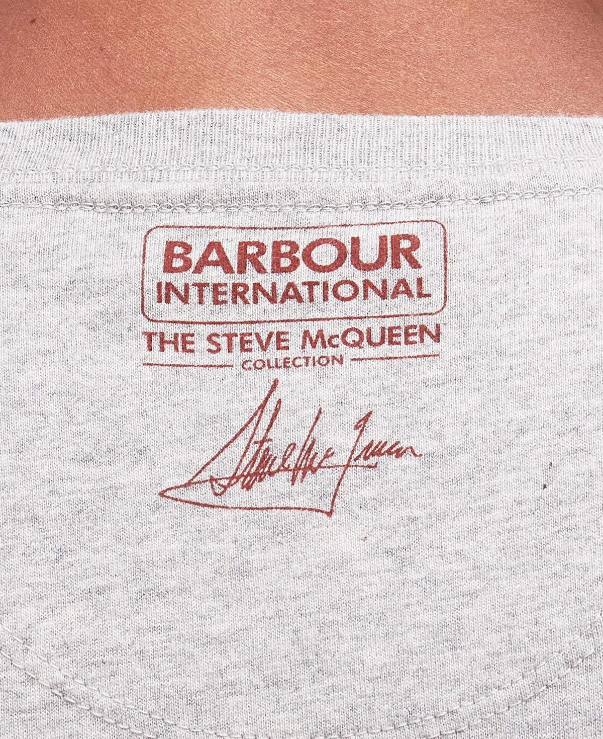 Barbour International Strike T-Shirt Grey Marl