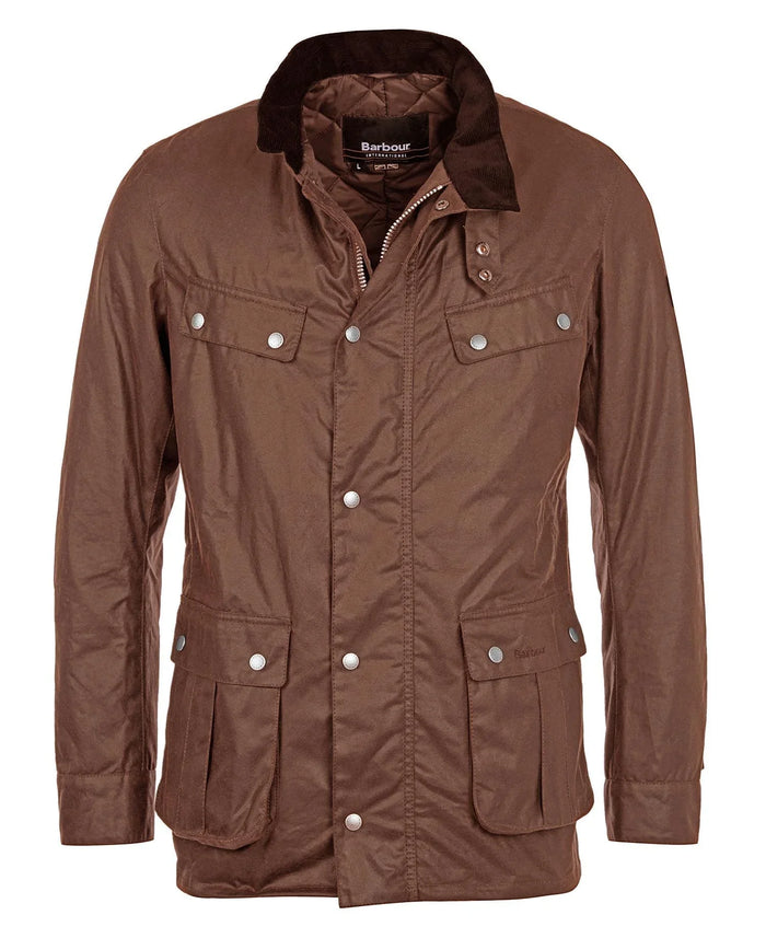 Barbour International Tourer Duke Wax Jacket Bark