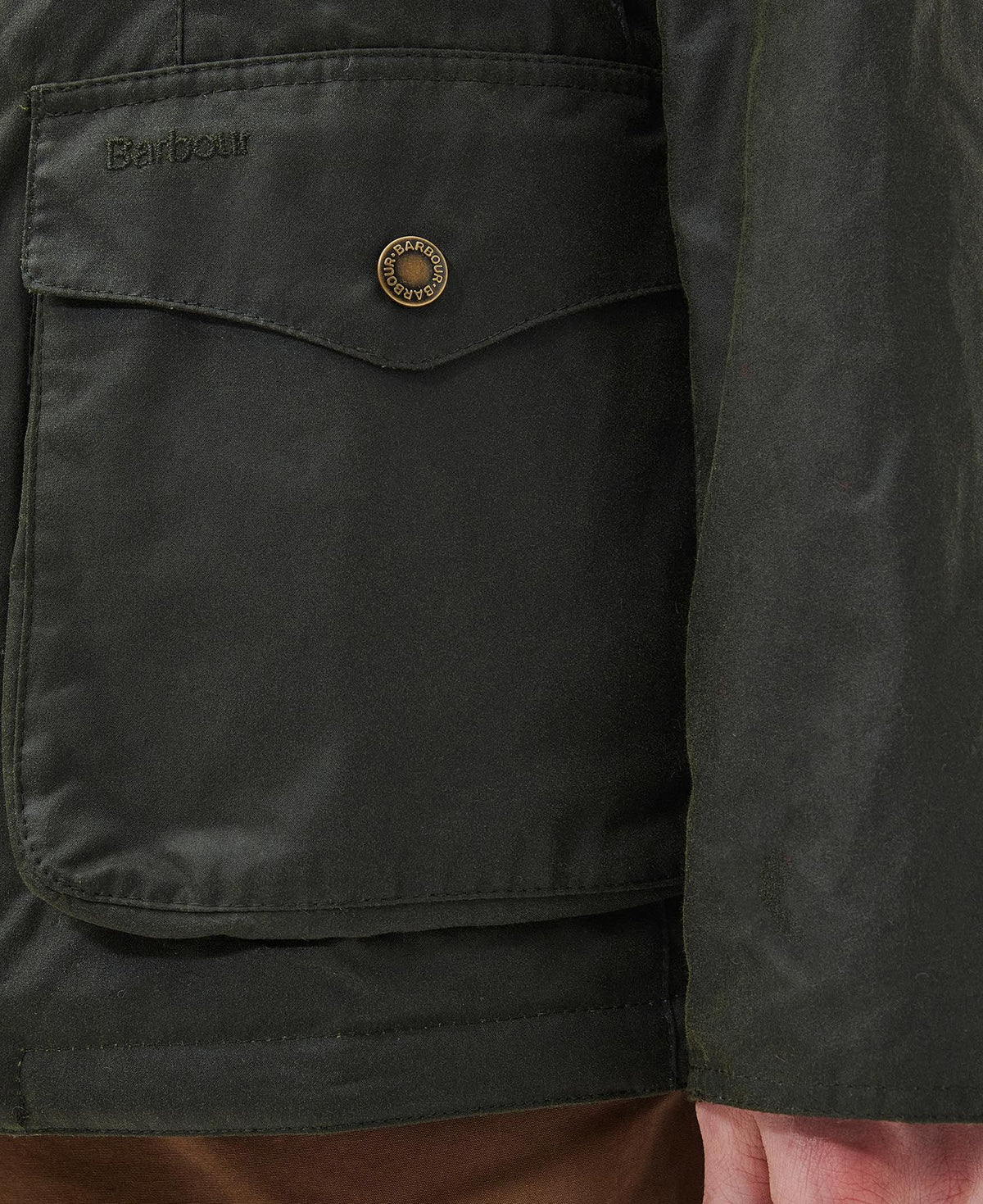 Barbour Compton Wax Jacket Olive