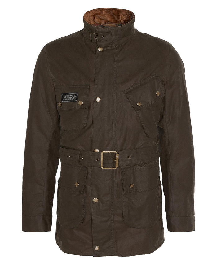 Barbour International Tourer Slim Waxed Jacket Beech