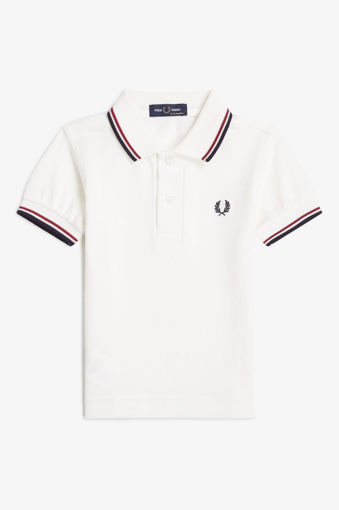 Fred Perry My First Fred Perry Shirt White 0-12 Month