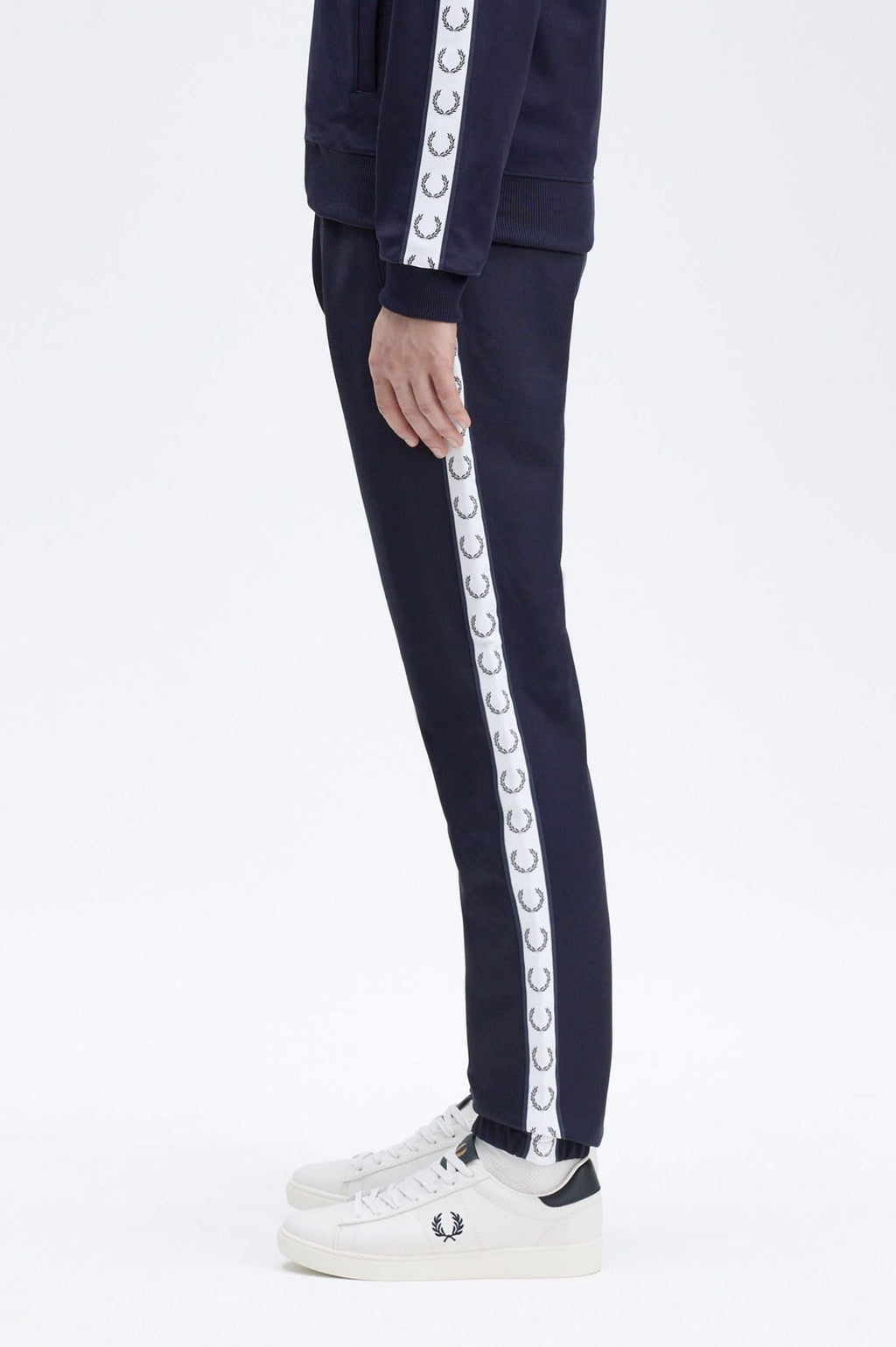 Fred Perry Taped Track Pant Carbon Blue