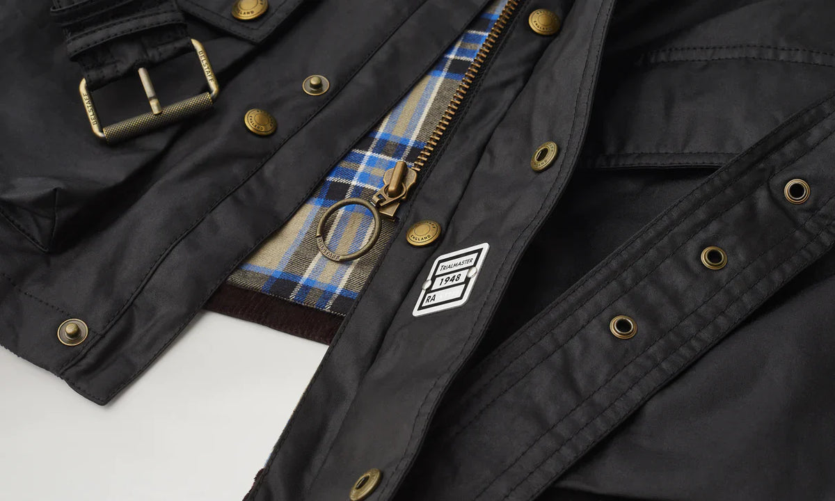 Belstaff Trialmaster Jacket Waxed Cotton Black