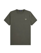 Fred Perry Ringer T-Shirt Field Green