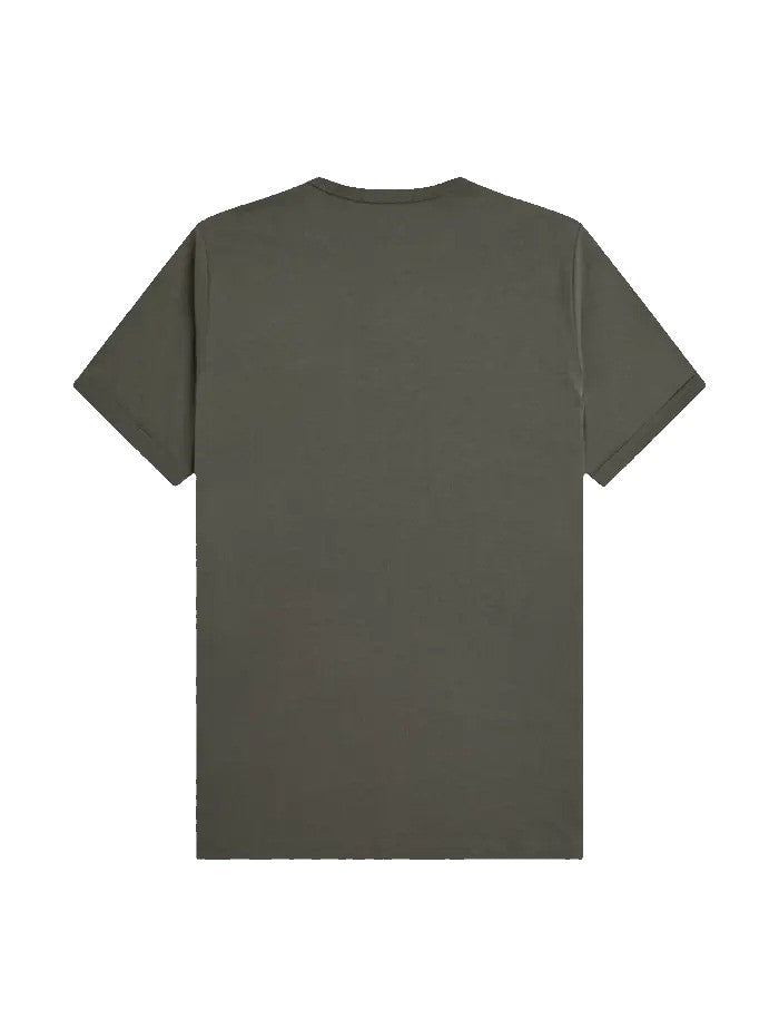 Fred Perry Ringer T-Shirt Field Green