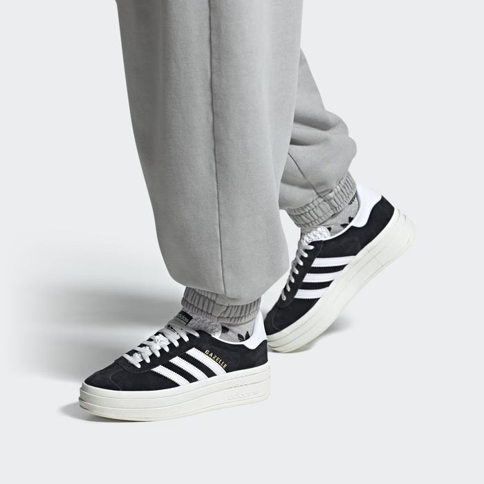 Adidas Gazelle Bold Women's HQ6912 Core Black / Cloud White / Core White