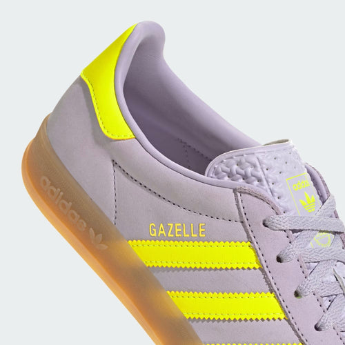 Adidas Gazelle Indoor Woman IH5492 Silver Dawn / Solar Yellow / Gum