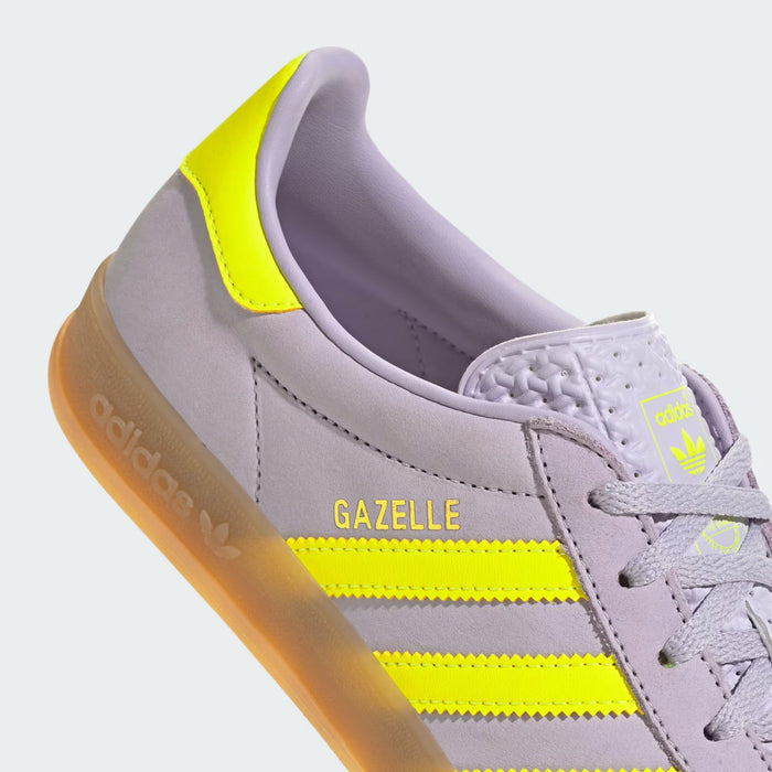 Adidas Gazelle Indoor Woman IH5492 Silver Dawn / Solar Yellow / Gum