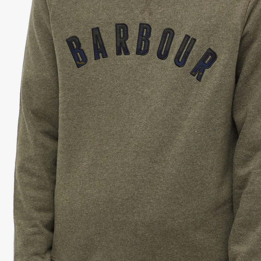 Barbour Debson Crew Neck Sweatshirt Forest
