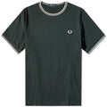 Fred Perry Twin Tipped T-Shirt Night Green