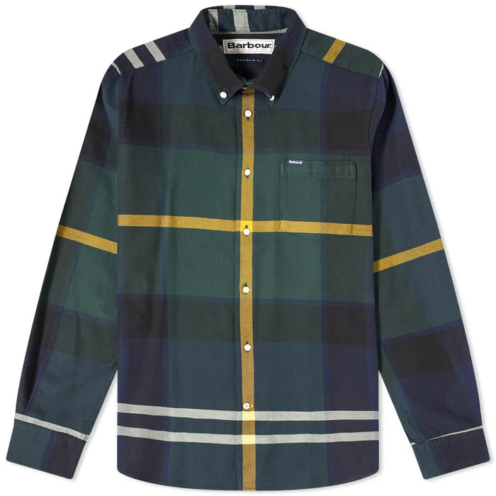 Barbour Dunoon Tailored Shirt Seaweed Tartan
