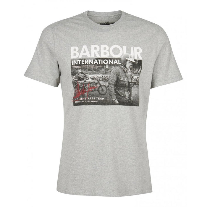 Barbour International Carter T-Shirt Grey Marl