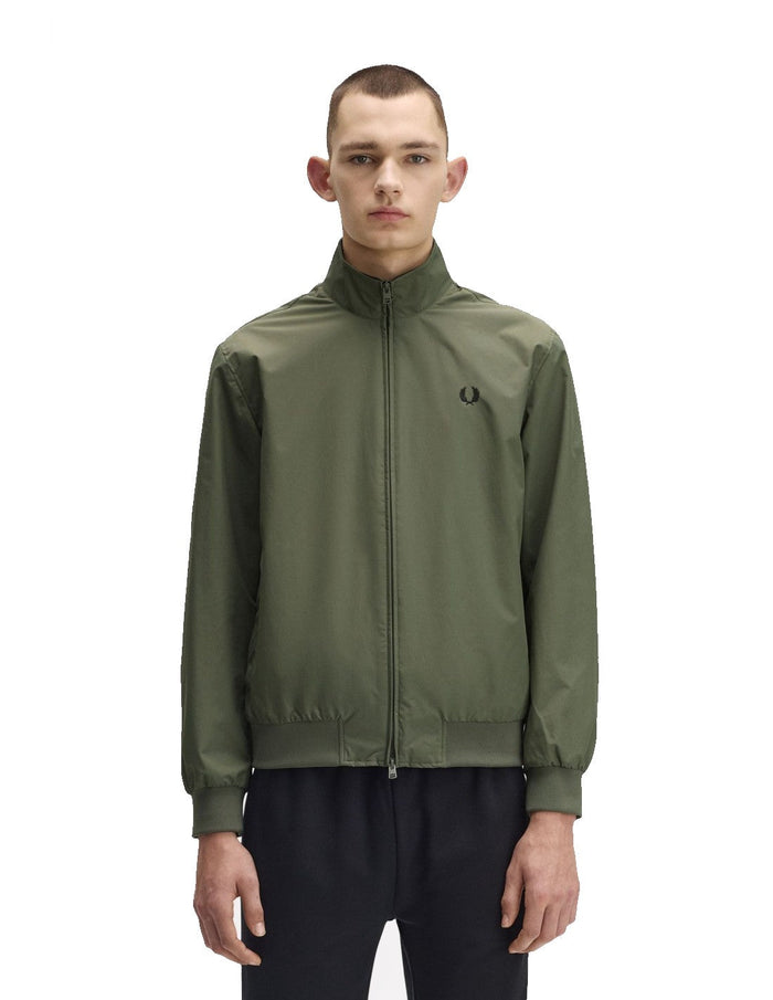 Fred Perry Brentham Jacket Laurel Wreath Green