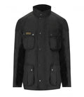 Barbour International Winter Lockseam Wax Jacket Black