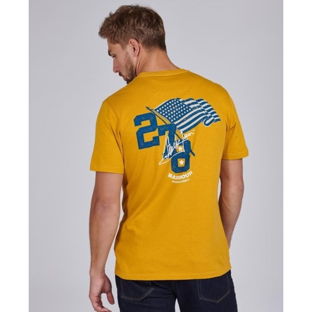 Barbour International Reivers T-Shirt Harvest Gold