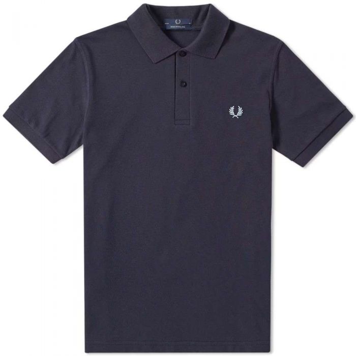 Fred Perry Reissues Original Plain Polo Navy Ice