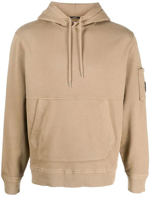 C.P. Company Cotton Fleece Hoodie Lead Grey