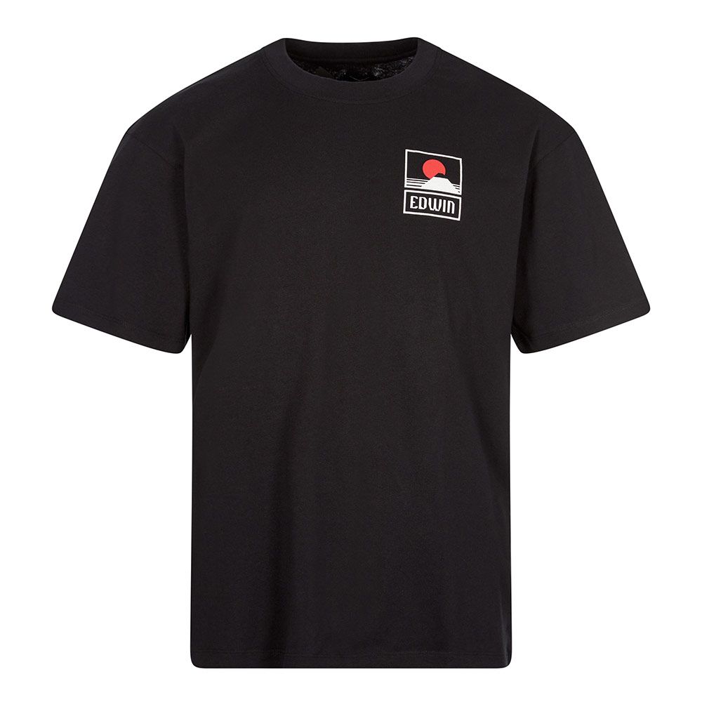 Edwin Sunset On Mt Fuji Single Jersey Black